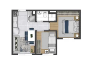 planta 2 dorm - 2-sem sacada